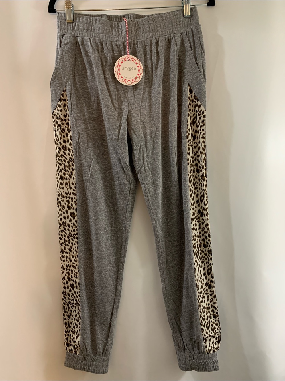 Umgee Gray Women's Jeans with Red Accent Tag